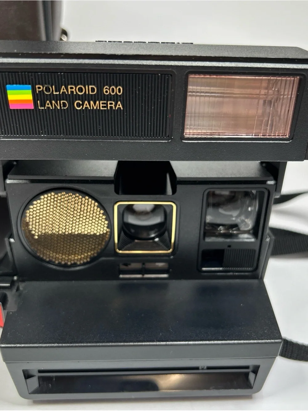 Vintage Polaroid 600 instant camera with case and film